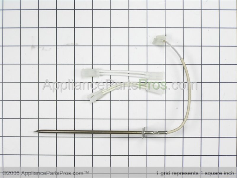 Amana range Oven Temperature Sensor (part number 12001656), the component to check for code F02 (shared reference photo for this part type)