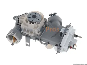 Bosch dishwasher heater part photo, the component usually involved when E09 (heating element / relay fault) appears