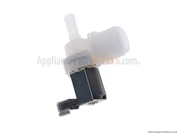 Bosch dishwasher water inlet valve part photo, the component usually involved when E17 (low water level / slow fill) appears