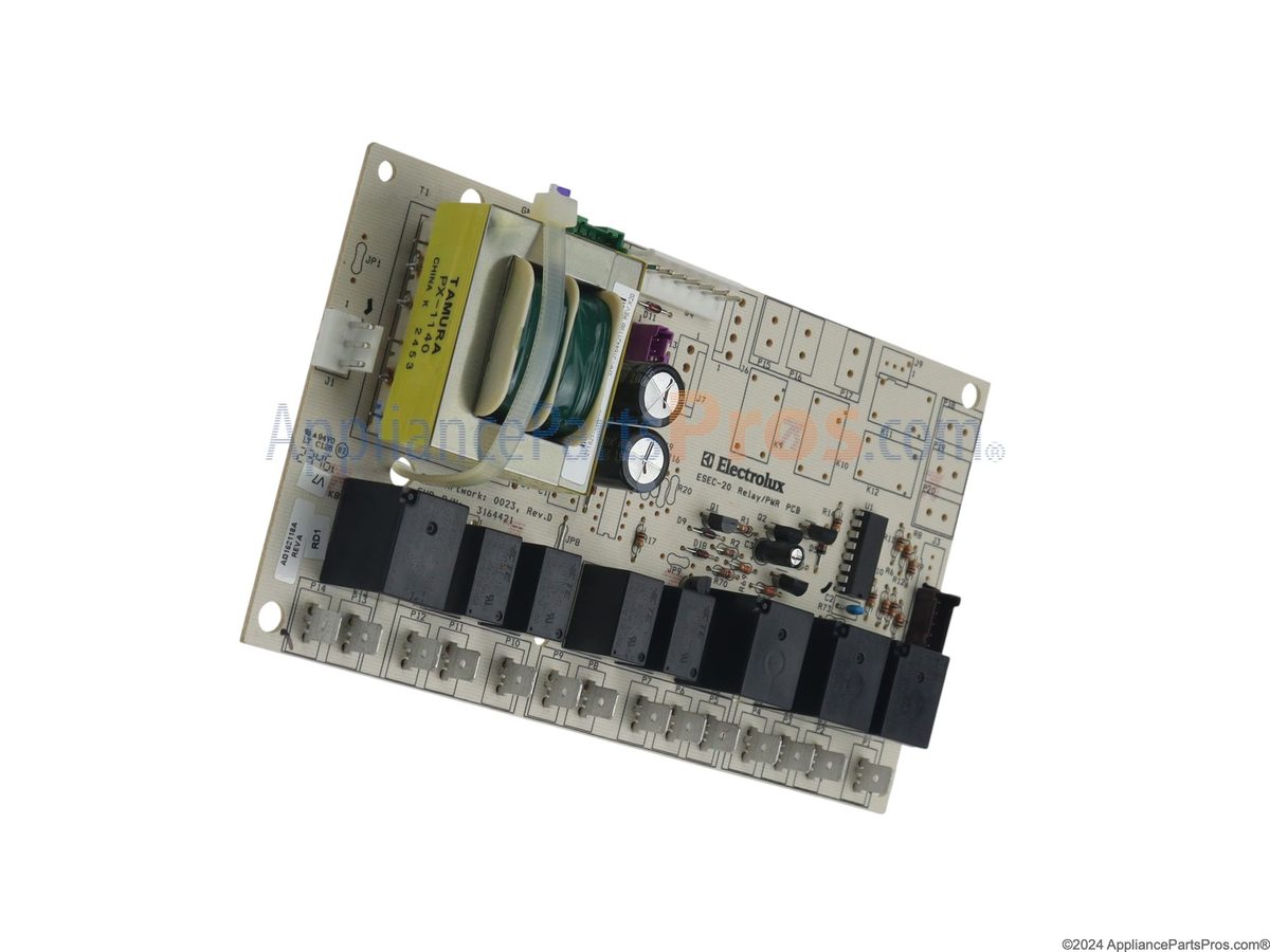 Electrolux range F11: example oven control board (part 316442119), representative part photo for this code
