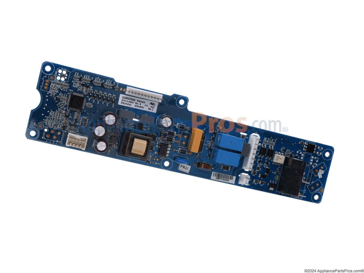 Frigidaire dryer E01: example main control board (part 5304512731), representative part photo for this code