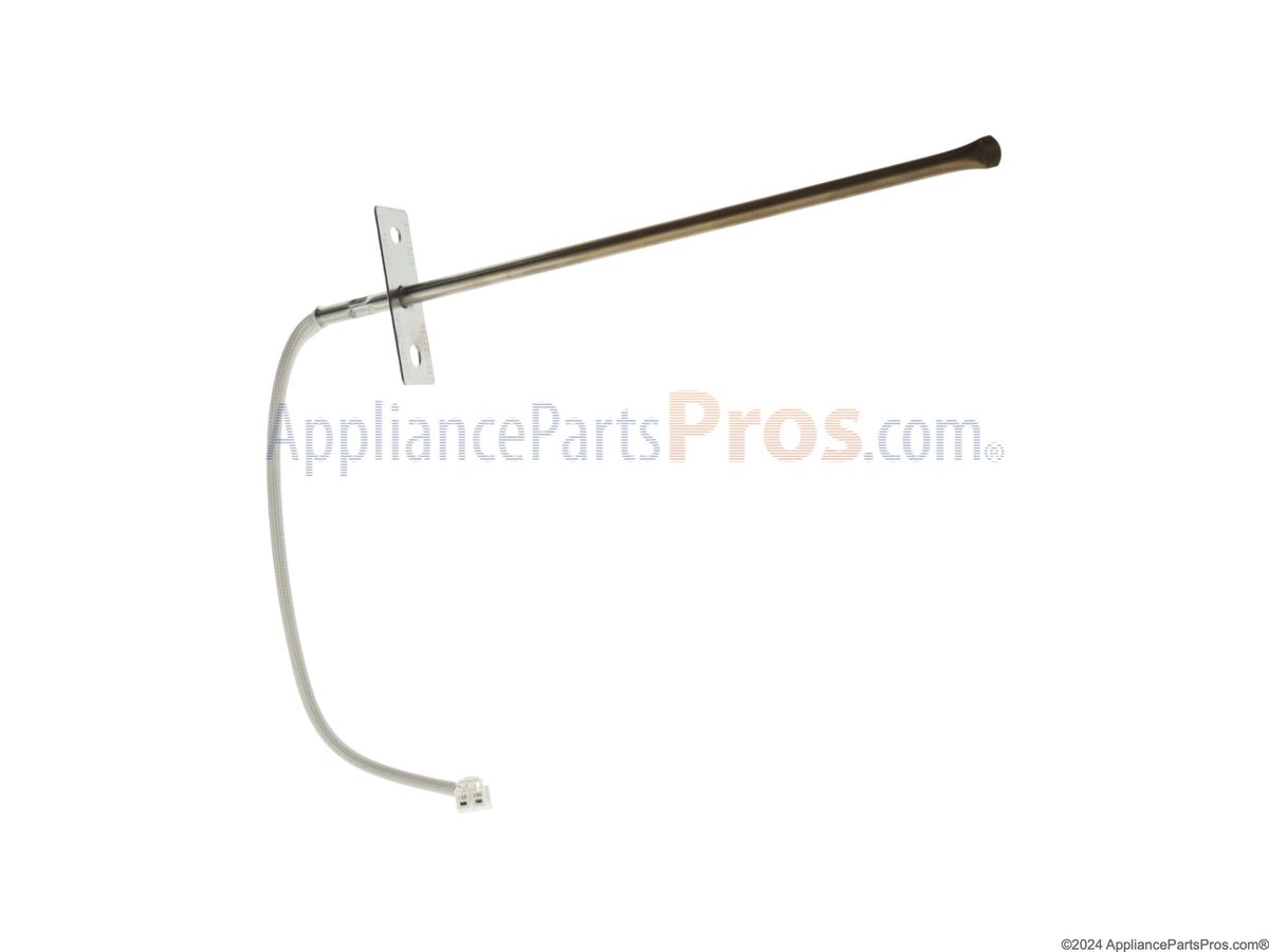 GE range F8: example oven temperature sensor (part WB21X5301), representative part photo for this code