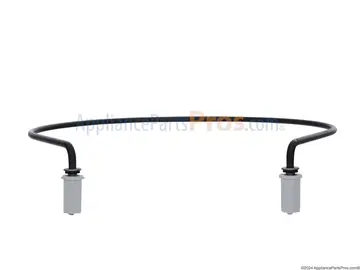 Kenmore dishwasher heating element part photo, the component usually involved when F6E1 (heating issue (whirlpool-built)) appears