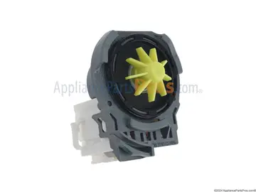 Kenmore dishwasher drain pump part photo, the component usually involved when i20 (drain fault (electrolux-built)) appears