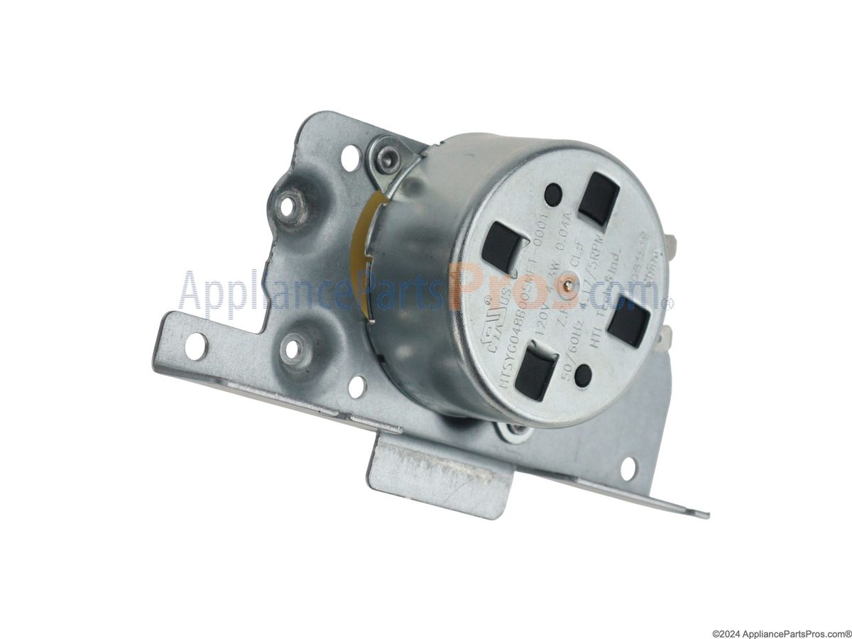 Kenmore range door latch part photo, the component usually involved when F90 (latch / lock motor fault) appears