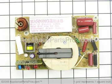 KitchenAid microwave Inverter (part number W10217710), the component to check for code 4d22