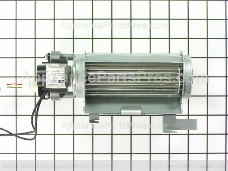 KitchenAid range Fan Blwr (part number W11107275), the component to check for code ES or E5