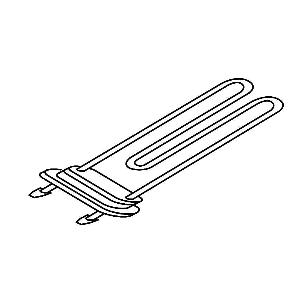 Wash heater for an LG washer, a part commonly involved in the dHE code