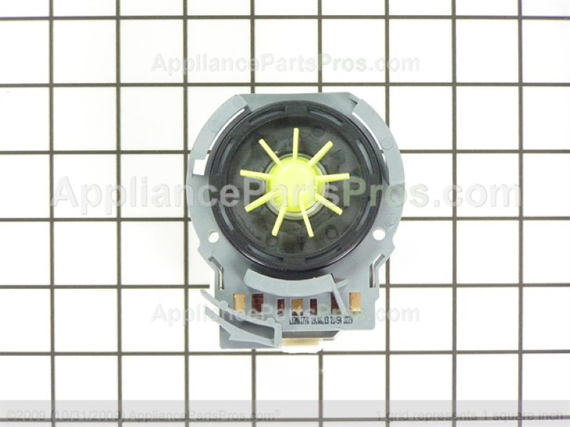 Maytag dishwasher Pump Drain (part number WPW10348269), the component to check for code F7E2 (shared reference photo for this part type)