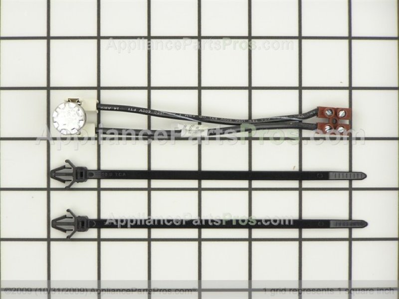 Maytag dishwasher Thermal Fuse (part number W10258275), the component to check for code F3E2- Dishwasher