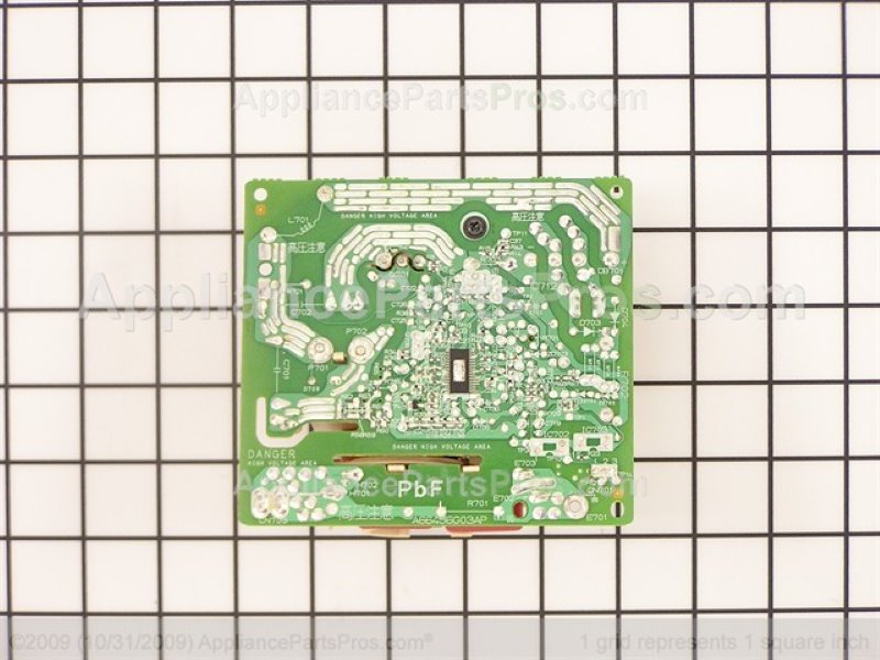 Maytag range Inverter (part number W10217711), the component to check for code F1 E4 (shared reference photo for this part type)