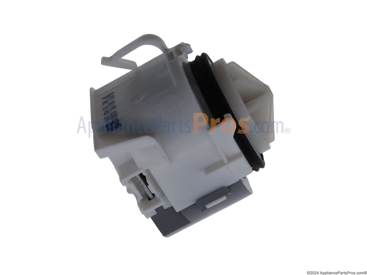 Stand-in photo of a dishwasher drain pump part (Bosch-made, used because the photo source does not list Miele parts) for the Miele F11 drain fault fault