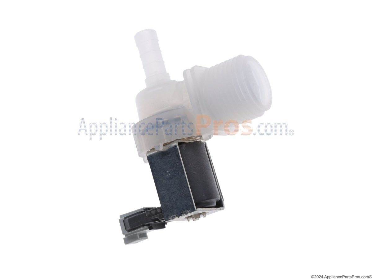 Stand-in photo of a dishwasher water inlet valve part (Bosch-made, used because the photo source does not list Miele parts) for the Miele F70 water inlet / waterproof system fault