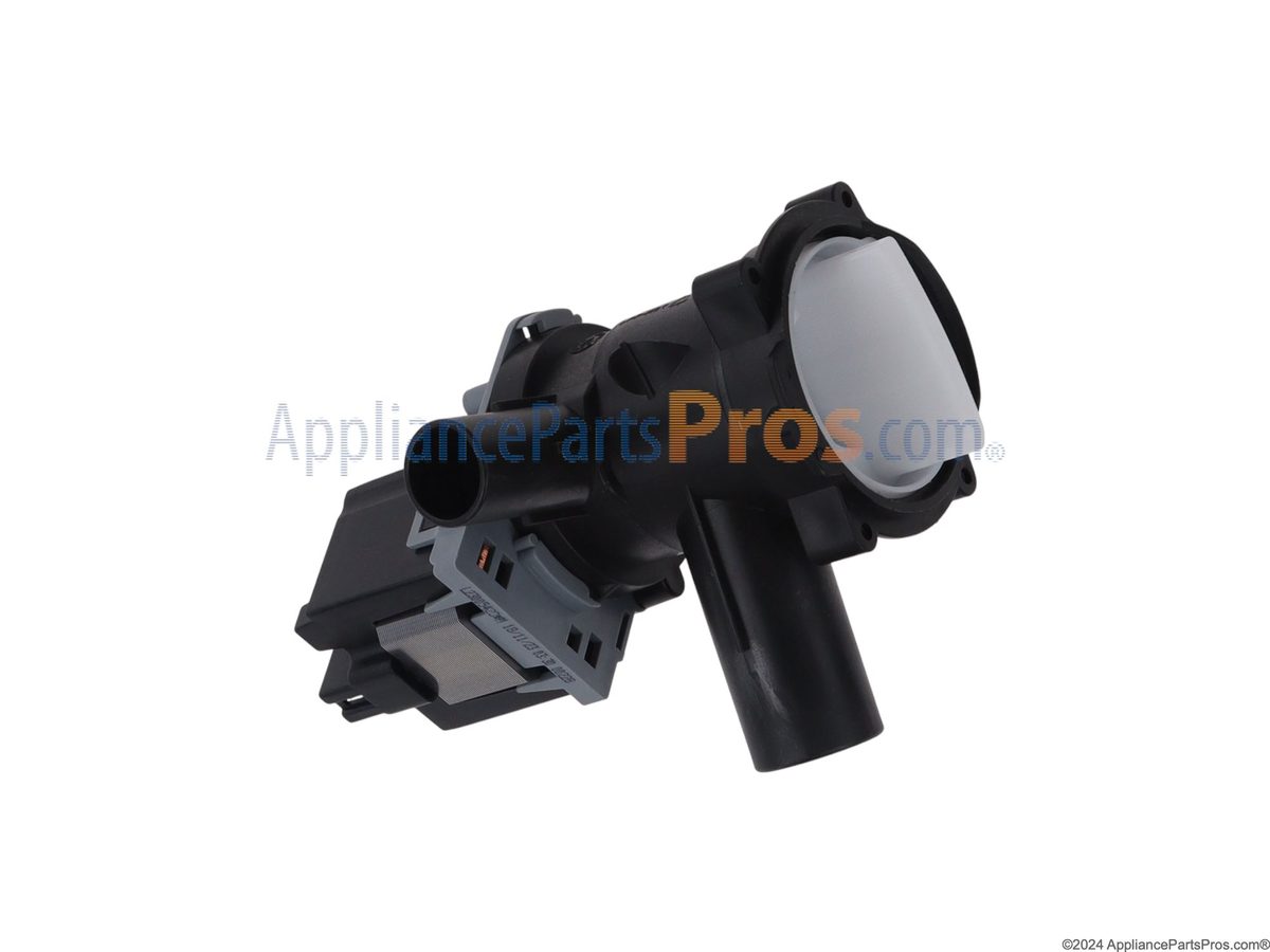 Stand-in photo of a washer drain pump part (Bosch-made, used because the photo source does not list Miele parts) for the Miele F41 level / pressure sensor fault fault