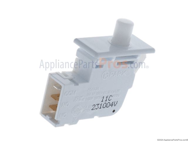 Samsung Dryer Door Switch (part DC64-00828B), shown as the reference photo for code dC