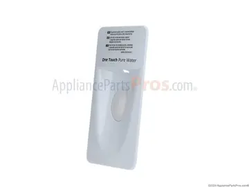 Samsung Refrigerator Water Dispenser Cover Assembly (part DA97-12942A), shown as the reference photo for code 76C