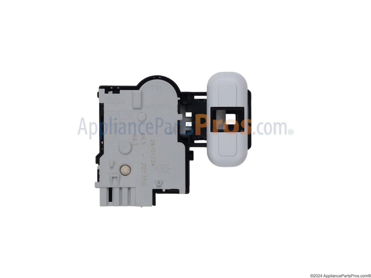 Speed Queen washer door lock part photo, the component usually involved when Ed (door lock error) appears