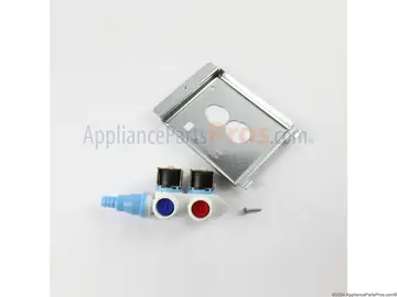 Speed Queen washer water inlet valve part photo, the component usually involved when EF (fill error) appears