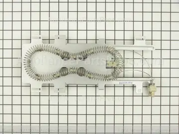 Whirlpool dryer Heater Element Single (part number WP8544771), the component to check for code F4 E1